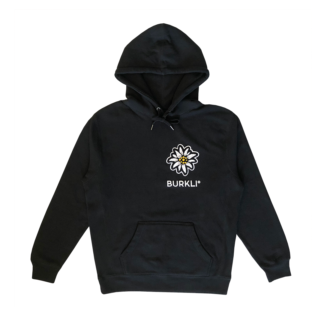 Black Edelweiss Hoodie – Burkli